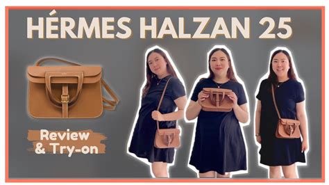 hermes halzan bag 2015|Hermes halzan review.